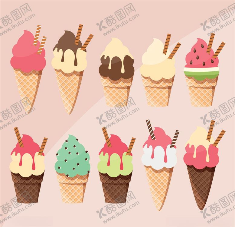 编号：82673409221058321219【酷图网】源文件下载-冰淇淋