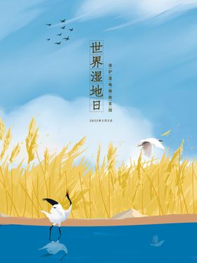 湿地日湿地旅游湿地公园湿