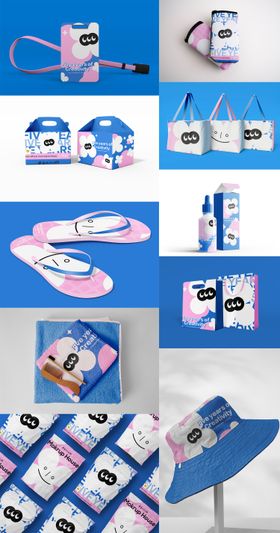 文创样机卡通图案贴图
