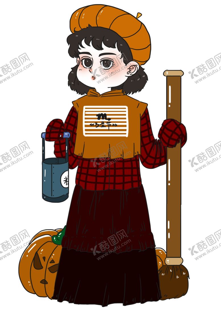 编号：88248312130827399298【酷图网】源文件下载-万圣节女巫