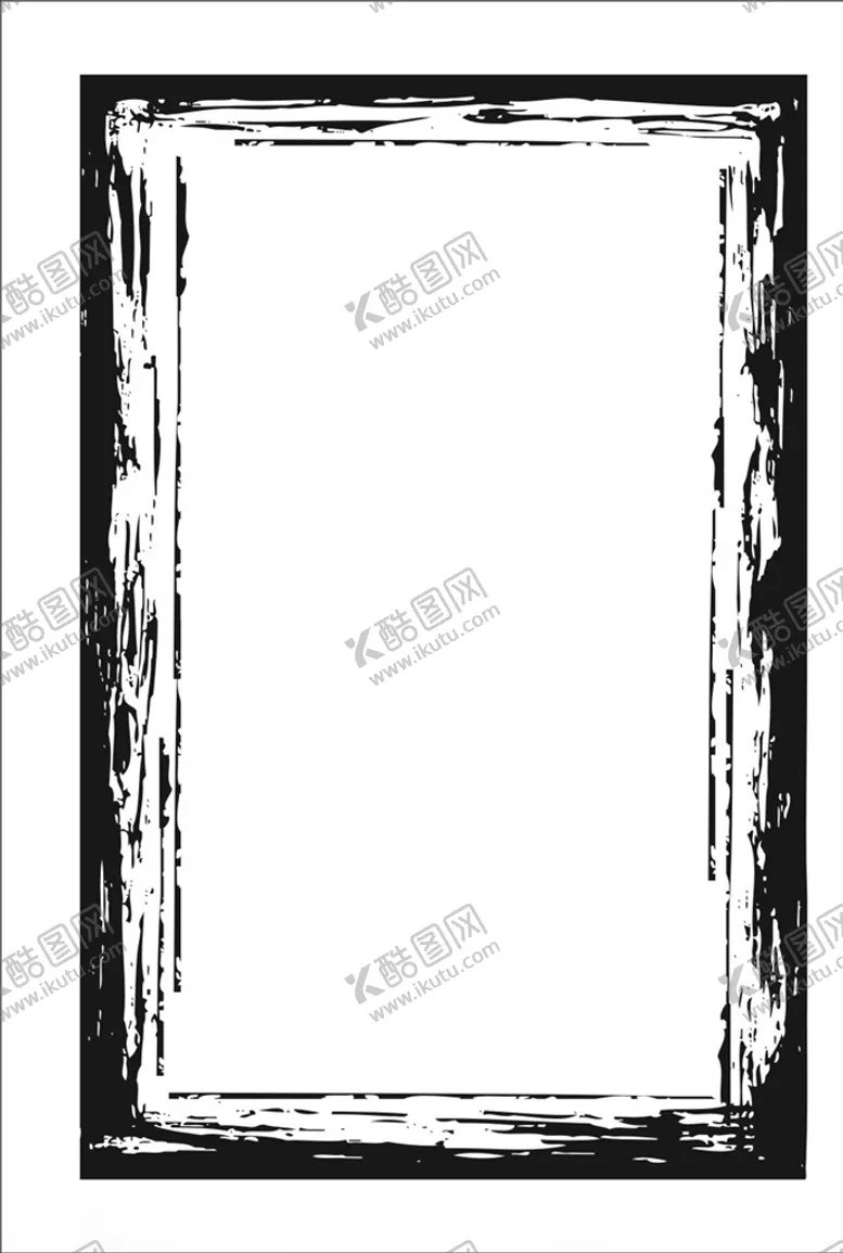 编号：11034103261806006850【酷图网】源文件下载-水墨相框边框