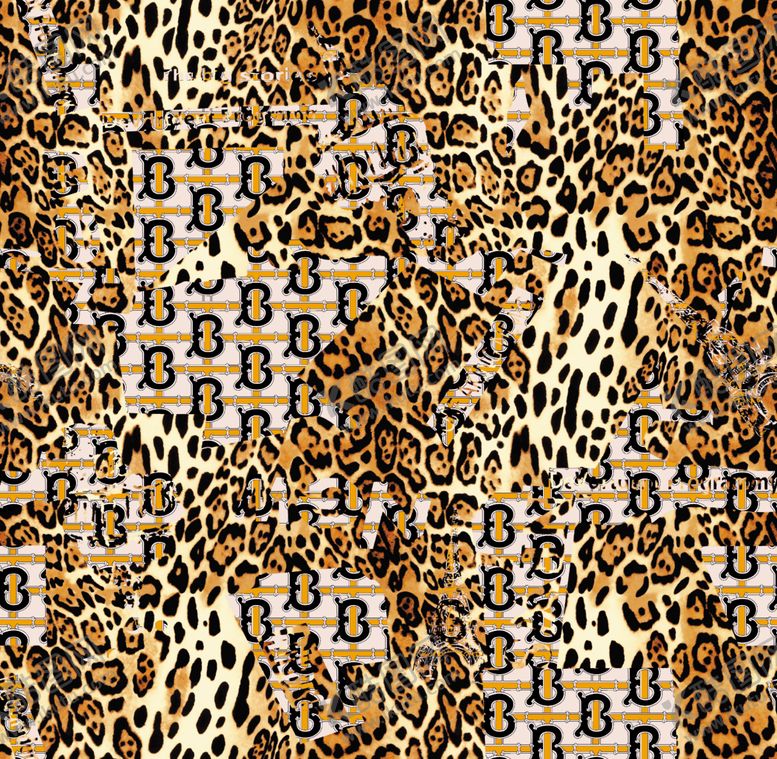 编号：16474610101650084603【酷图网】源文件下载-链条豹纹设计大牌图案