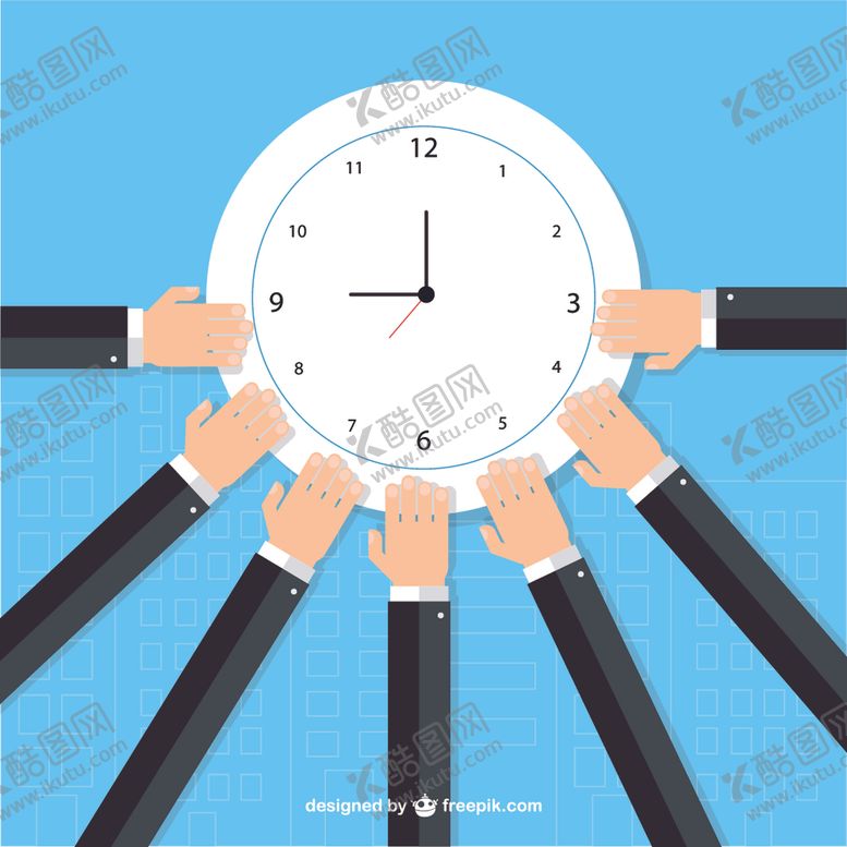 编号：17284703140114517480【酷图网】源文件下载-伸向时钟的手臂