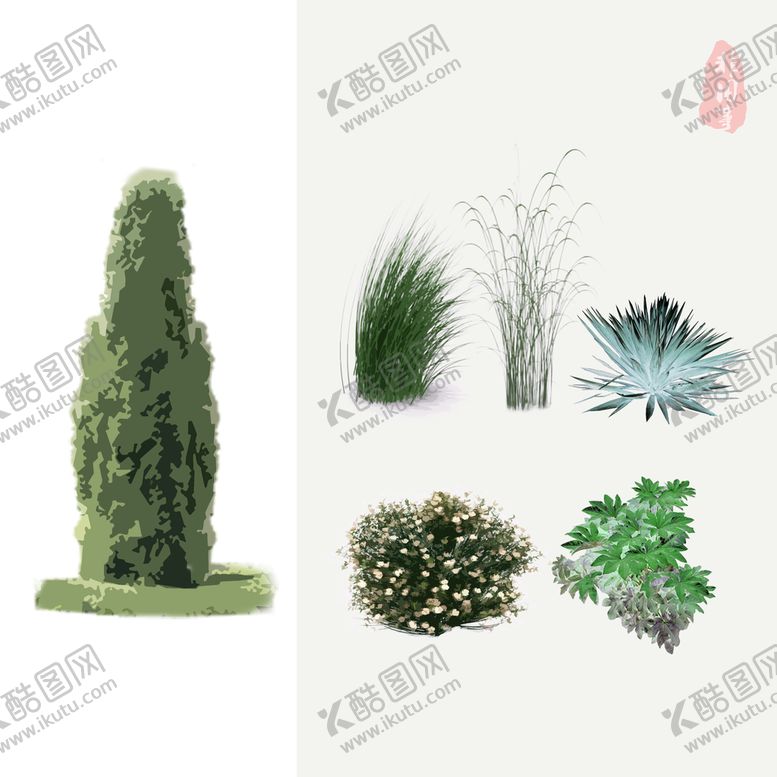 编号：75869409280516526419【酷图网】源文件下载-灌木素材  