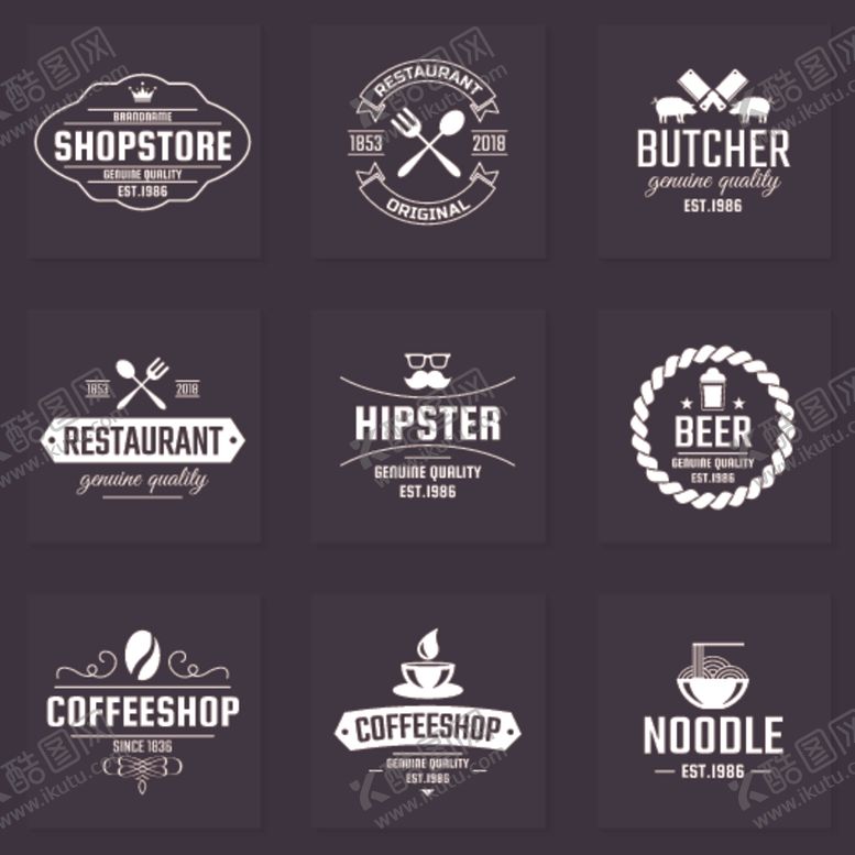 编号：98398510311938358123【酷图网】源文件下载-餐饮图标