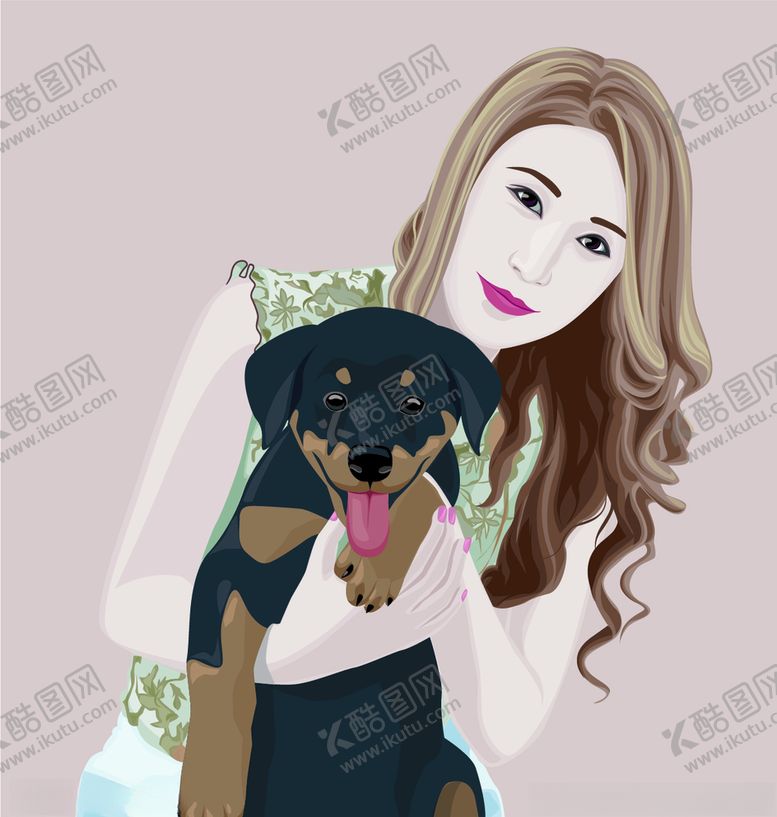 编号：82343907062352366269【酷图网】源文件下载-人物插画