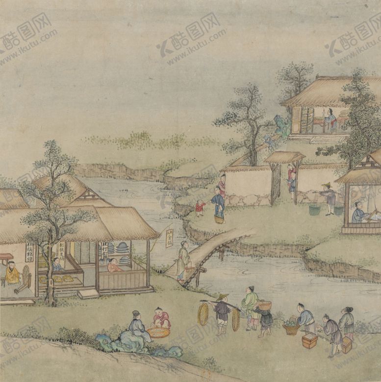 编号：19526507121047414645【酷图网】源文件下载-古代集市
