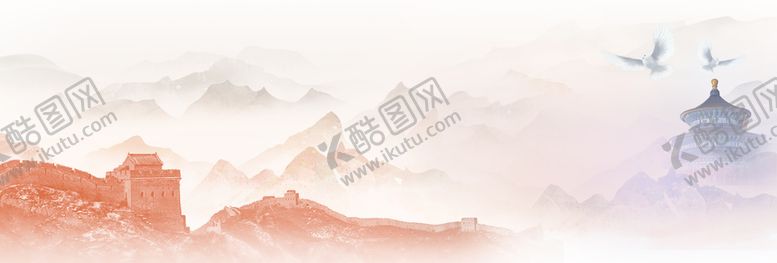 编号：90824509141857426945【酷图网】源文件下载-名胜中国风水墨