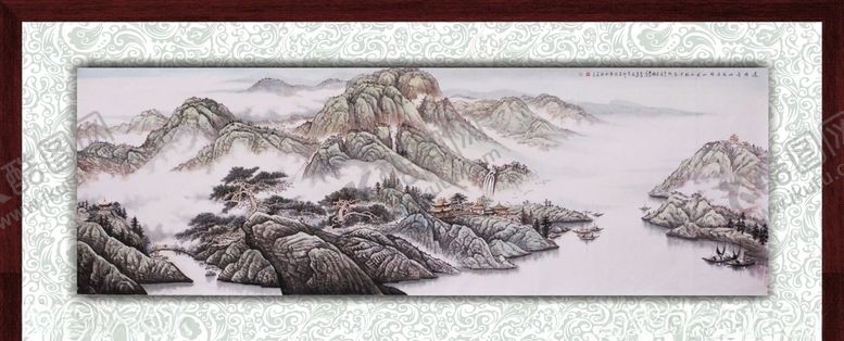 编号：43202710131911197719【酷图网】源文件下载-山水字画