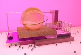 C4D立体展示场景元素