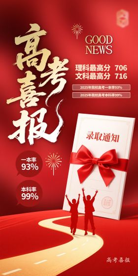 高考喜报促销活动宣传海报