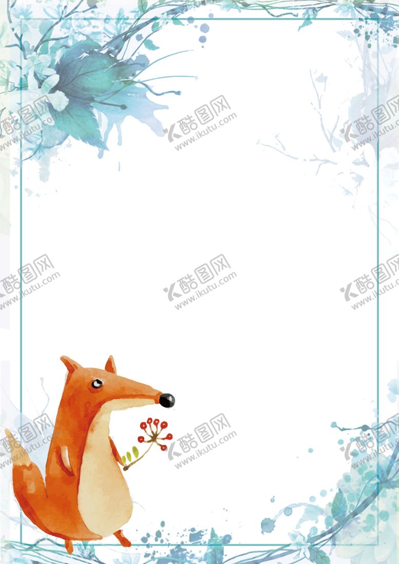 编号：59772101290512522906【酷图网】源文件下载-卡通动物植物背景模板