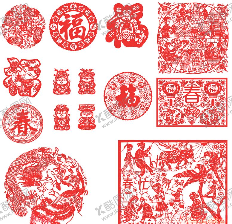 编号：58609310120831234328【酷图网】源文件下载-雕刻窗花镂空