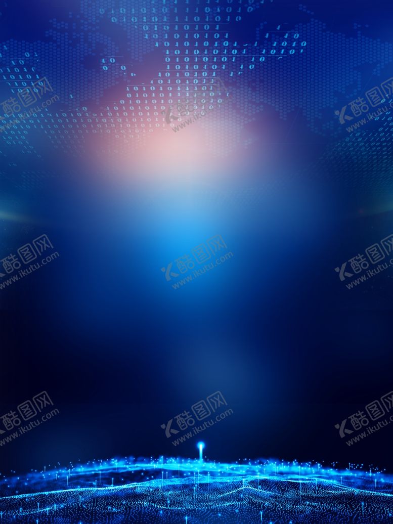 编号：18992507072136145235【酷图网】源文件下载-蓝色科技背景