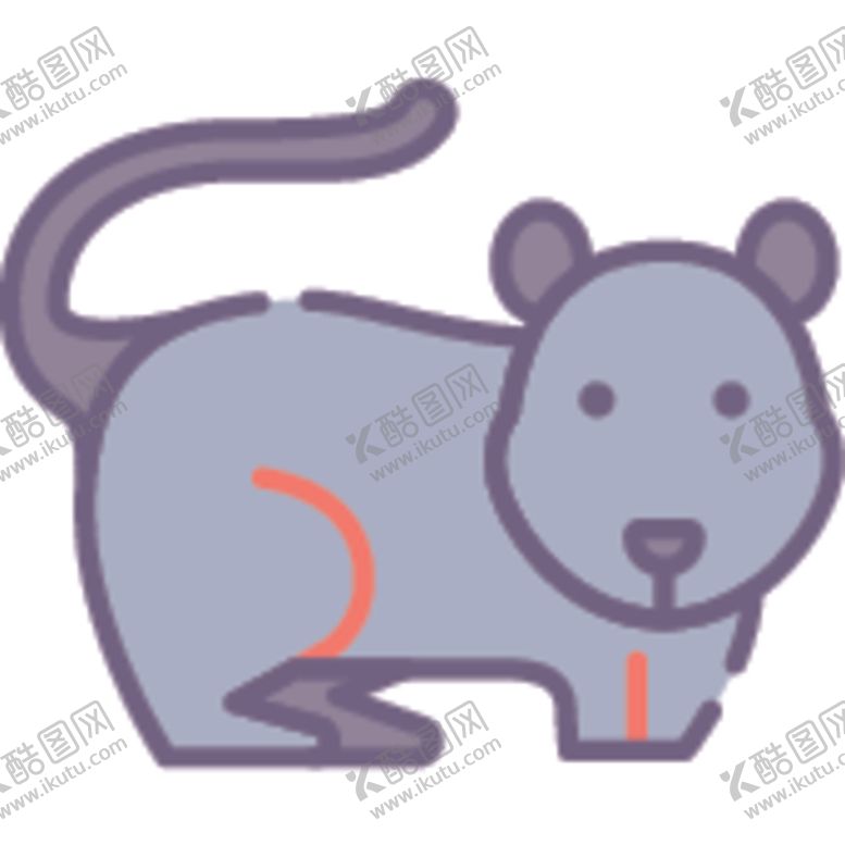 编号：29729705180113255924【酷图网】源文件下载-简笔动物矢量插画