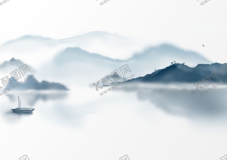 编号：10891207011817582125【酷图网】源文件下载-古风水墨山水