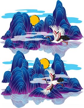 梦幻山水间的诗意景象