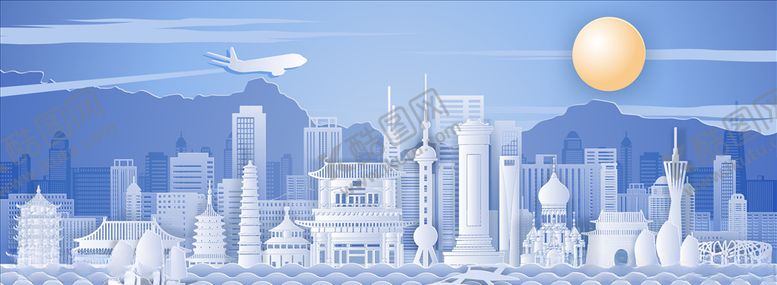 编号：69075510080636257529【酷图网】源文件下载-城市插画