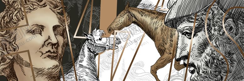 编号：49632110122252527620【酷图网】源文件下载-欧式雕塑装饰画