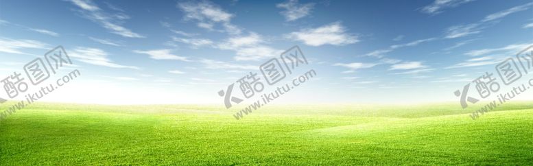 编号：26029609252211071296【酷图网】源文件下载-蓝天白云草地