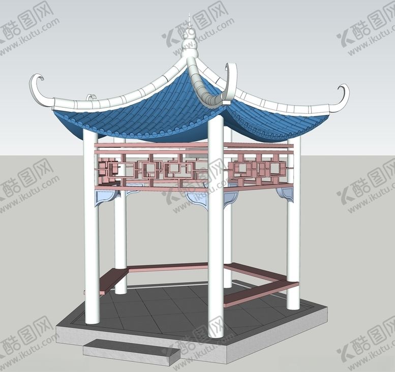 编号：90848107031746333861【酷图网】源文件下载-亭子模型