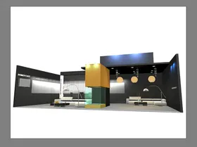3D模型效果展厅设计图展位设计