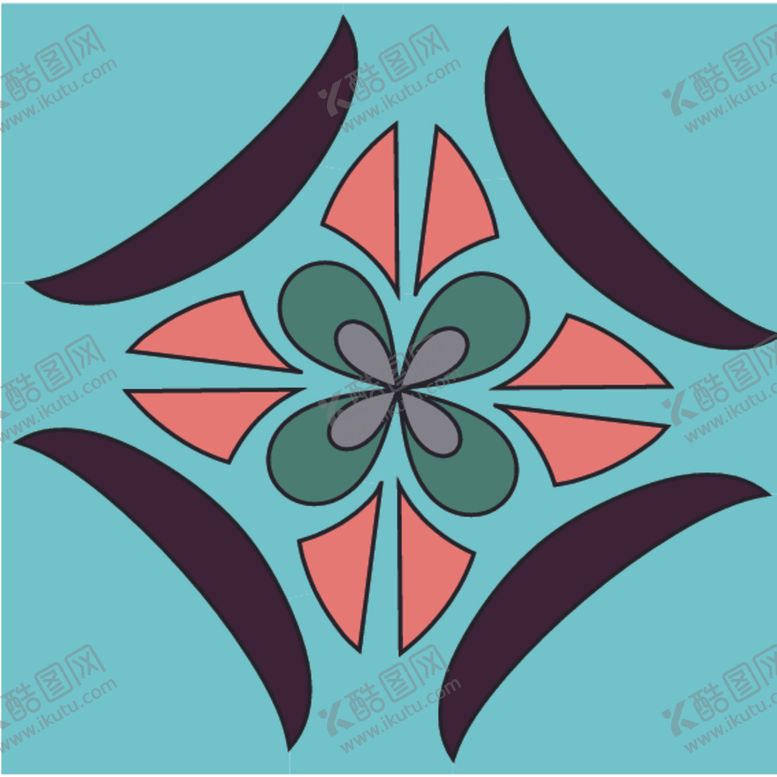 编号：92894809282124266723【酷图网】源文件下载-波西米亚风格花纹图案