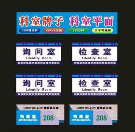 科室标牌与腐蚀牌