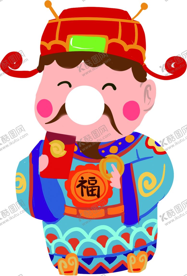编号：47462603241958291015【酷图网】源文件下载-财神送福