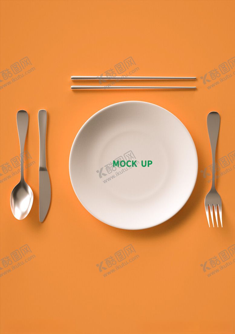 编号：76152905011800423899【酷图网】源文件下载-餐具样机