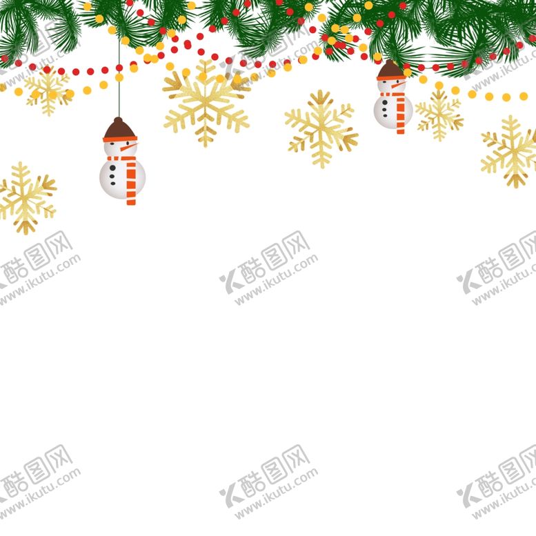 编号：24789104050227587689【酷图网】源文件下载-圣诞装饰边框节日氛围感浓