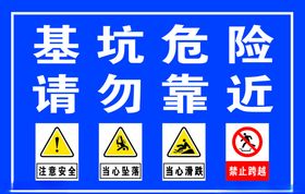 基坑危险牌