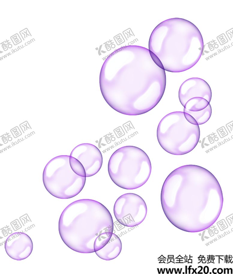 编号：55992007140739016542【酷图网】源文件下载-彩色透明肥皂泡气泡水泡泡泡元素