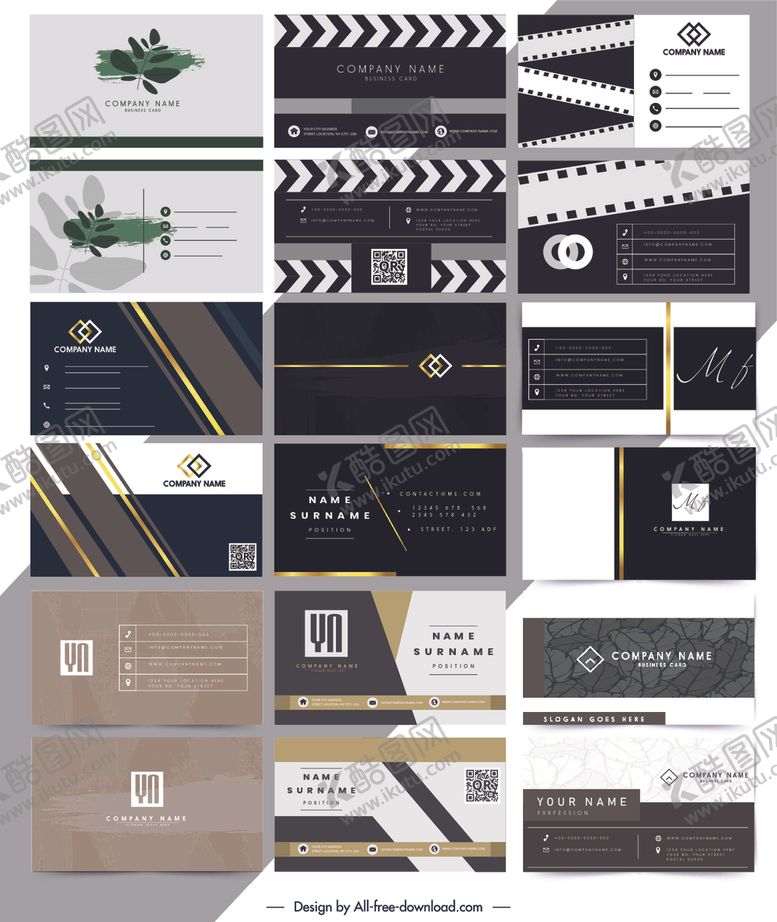 编号：89065209231638558440【酷图网】源文件下载-名片设计