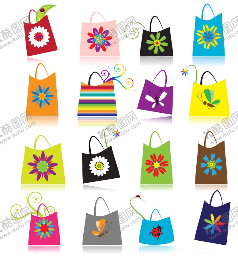 编号：98694609091348563490【酷图网】源文件下载-矢量潮流手提袋