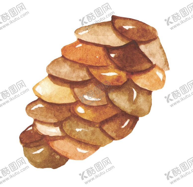 编号：61621809282056552118【酷图网】源文件下载-秋天水彩插画森林元素