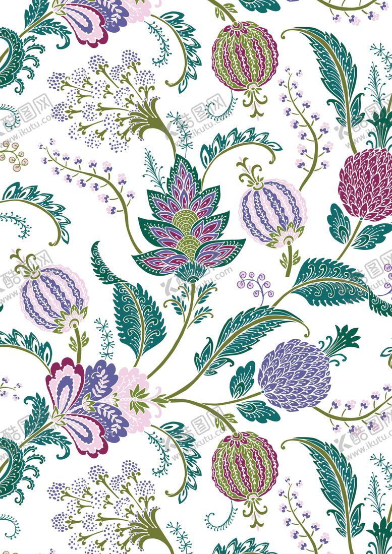 编号：75873509282237569455【酷图网】源文件下载-线条大花乱花手绘花爆款