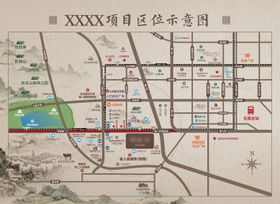 地产区位图
