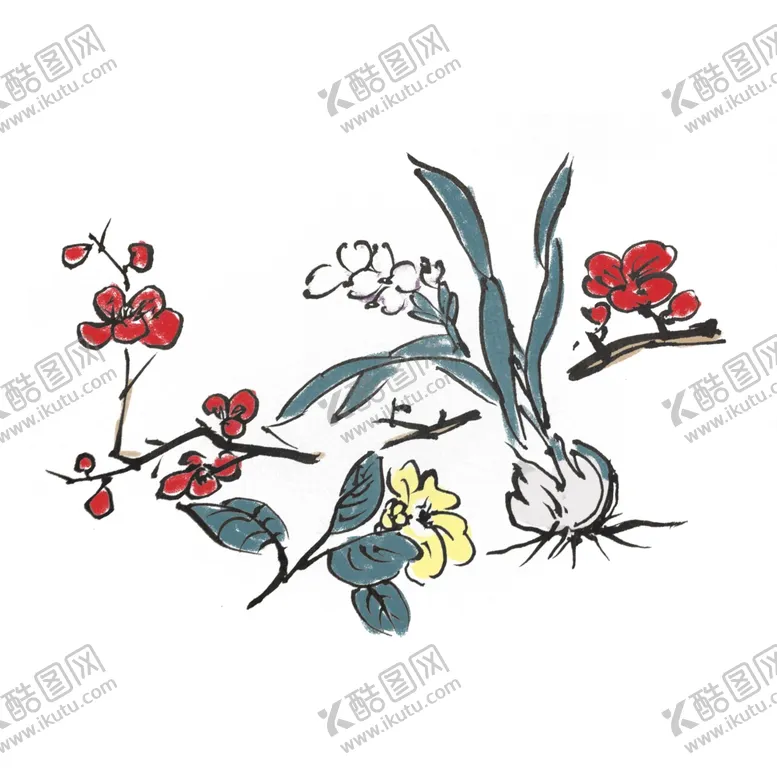 编号：52124105131945144365【酷图网】源文件下载-花草插画