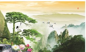 黄山迎客松