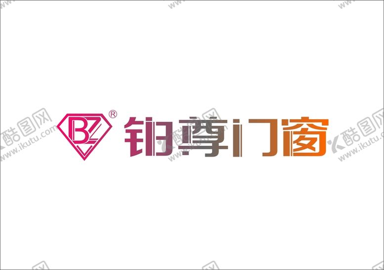 编号：31640209130927580479【酷图网】源文件下载-铂尊门窗logo铂尊标志