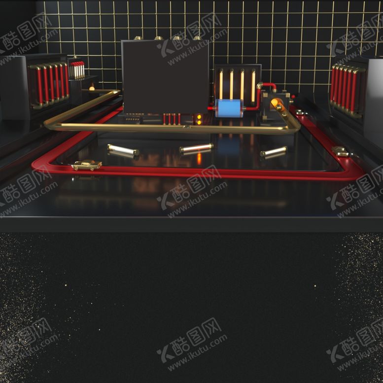 编号：11293409210252033990【酷图网】源文件下载-电商立体场景