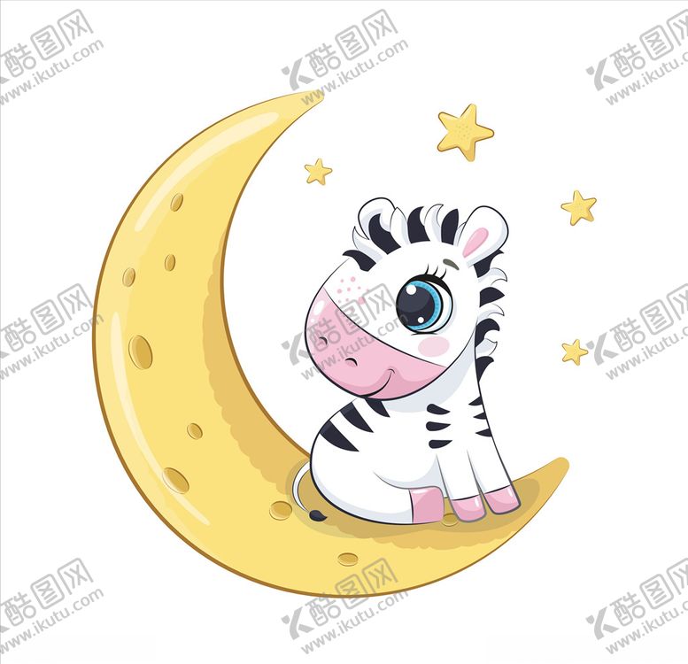 编号：84632606152056421519【酷图网】源文件下载-卡通斑马