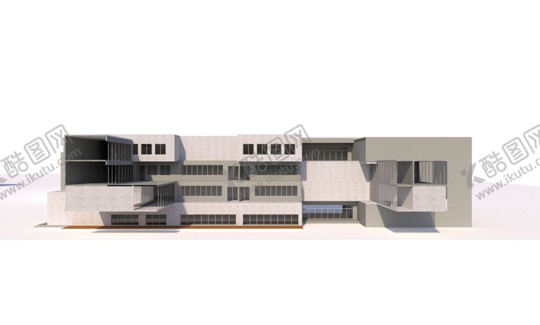 编号：52138010041151102804【酷图网】源文件下载-建筑剖透视一次渲染图