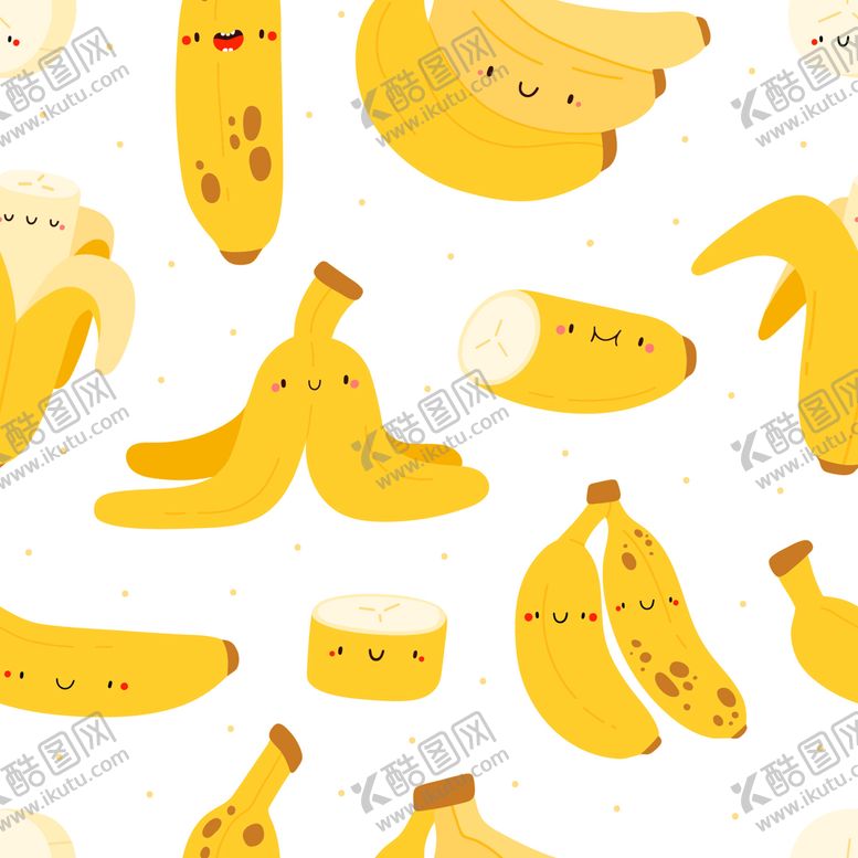 编号：12736910101448390172【酷图网】源文件下载-香蕉图案