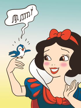 白雪公主小鸟唱歌