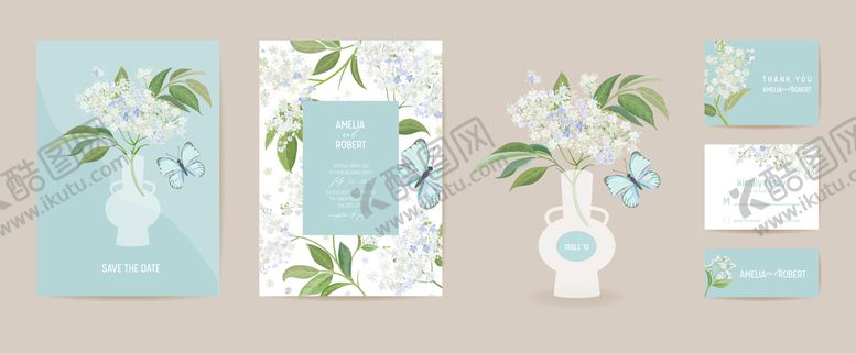 编号：35720809250410405139【酷图网】源文件下载-蒂芙尼森系植物叶子婚礼生日海报