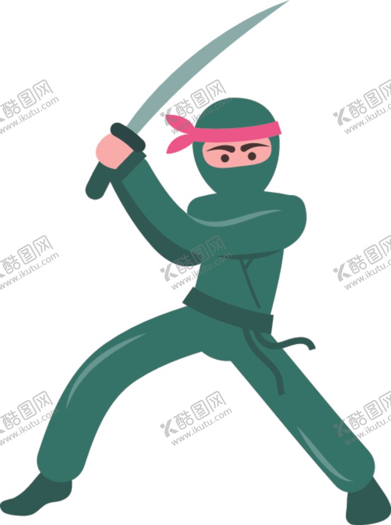 编号：48340806251247302429【酷图网】源文件下载-卡通忍者