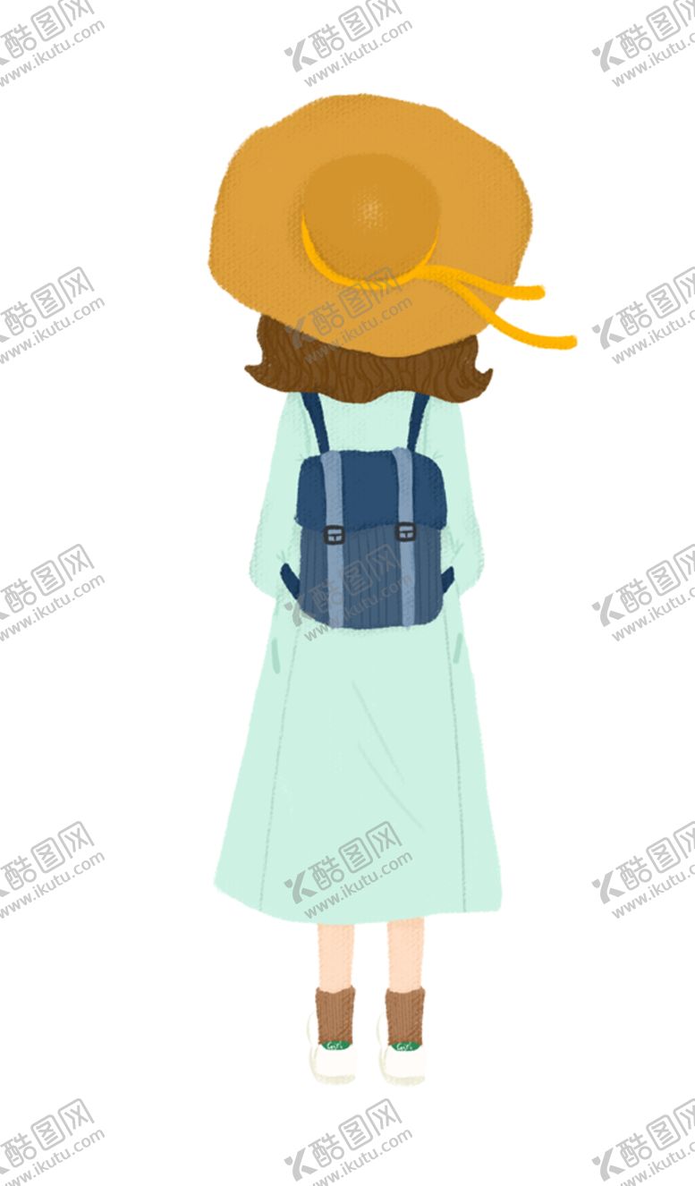 编号：34497904161537097430【酷图网】源文件下载-彩绘人物背影