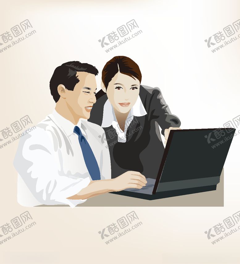 编号：81327210010149498897【酷图网】源文件下载-商务人物漫画动画动漫壁纸